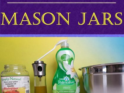 How to Clean Mason Jars