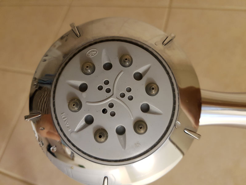 How to de-scale and unclog a stainless steel shower head using Vinegar