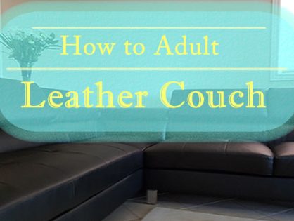 How to Clean a Sectional Leather Couch