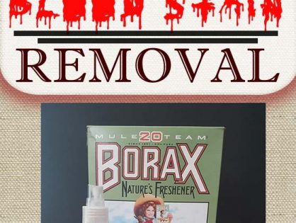 How to Clean Blood Stains Out of Sheets - The Borax Solution