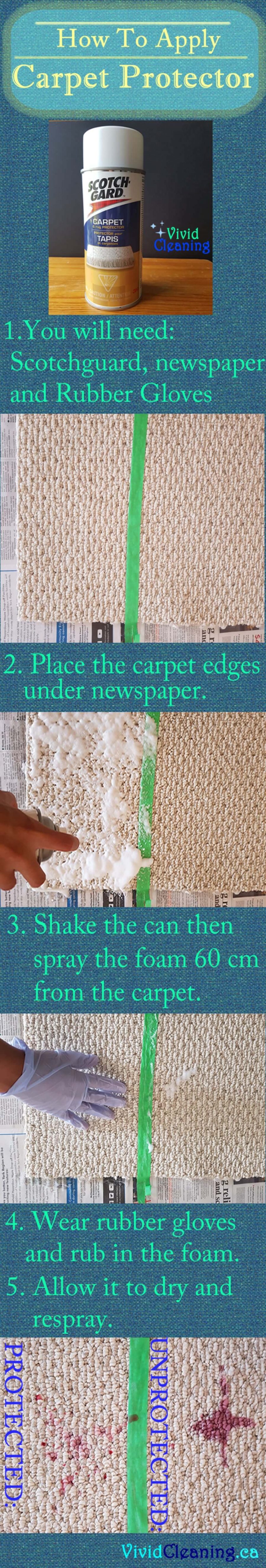 How to Apply Scotchguard Carpet Protector Vivid Cleaning